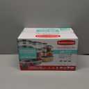 Rubbermaid Easy Find Lids Food Storage Containers, Blue Spruce, 26 Piece Set