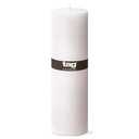 TAG Chapel 3X10 White Pillar Paraffin Wax Candle Unscented Drip-Free Long Burning 145 Hours for Home Decor Wedding Parties Dining Dinner Kitchen Table Tabletop Living Room End Table Decor Decoration