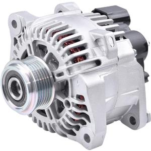 37300-2G600 Alternator Compatible with Hyundai Sonata 2011-2014 2.0L, Santa Fe 2010-2012 2.4L, for Kia Optima 2012-2013 2.0L, Sorento 2011-2012 2.4L, 12V 110A 6-Groove Pulley, TG11C089 11493N