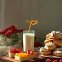 2 x YAOSHENG 200pcs Pink Straw 10.23" x 0.23"Solid Colors Flexible Drinking Straws, Plastic Disposable Bendy Straws (Pink)