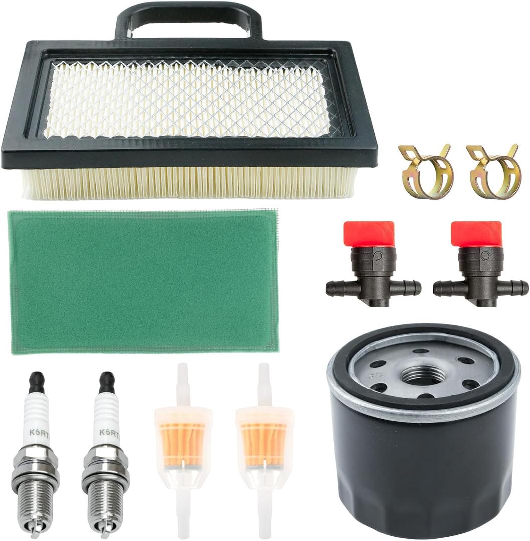 YTH2348 Air Filter Oil Filter Tune Up Kit for Husqvarna YTH22V46 YTH23V48 YTH2148 YTH2448T YTH2454T YTH2148B YTH2148C Lawn Tractor