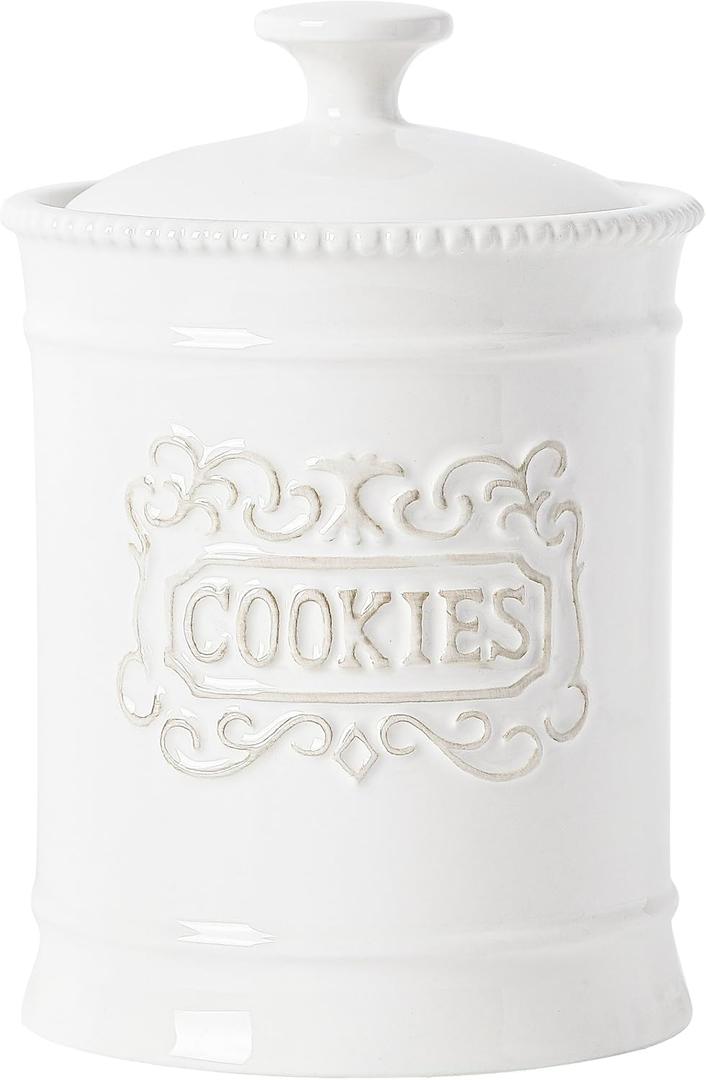 Ceramic Cookie Jar With Lid Cookies Canister Vintage Cookie Jar Cookie Jars For Kitchen Counter Decorative