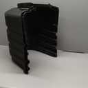 Camco Camper/RV Dual Propane Tank Cover - Features Hinged Top Panel & Custom Molded Design - Fits (2) 20lb Steel Tanks - Protects Propane Tanks During Travel, Camping and More - Black (50504)