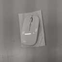 Wireless Bluetooth Mouse Rechargeable Laptop Mice Use Portable(Bluetooth5.2 and USB 2.4G) Dual Mode Connection Silent Slim Computer Mouse for Laptop/iPad Tablet/Apple MacBook/PC(Bright White)