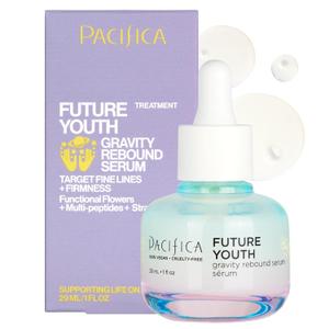 Pacifica Future Youth Gravity Rebound Face Serum Multi-Peptide Firming Facial Serum for Fine Lines, Anti-Aging & Elasticity Vegan & Cruelty-Free Dermatologist Tested