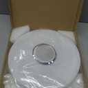 RGB LED Ceiling Light, with Bluetooth Speaker, 24W 11Inch Smart Music Ceiling Lamp with App and Remote Control, 3000K-6500K Color Changing Lights Fixture for Child Bedroom Bathroom, White