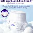 Individually Wrapped Disposable Incontinence Underwear for Women | Soft & Breathable Adult Diapers Women Large Overnight | Single-use Postpartum Underwear for Women Travel & Postpartum Essentials