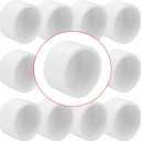 10 Pack 1-1/4"PVC Pipe End Cap Fitting Schedule 40 Furniture Grade 1-1/4" PVC Pipe Plug Adapter for Build Furniture DIY Garden Shelf, White