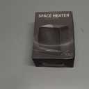 Small Electric Space Heater, Portable Energy Efficient Space Heaters for Home Bedroom Office Indoor Use,Overheating Protection,500W Fast Heating Room Heater (Black)