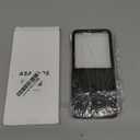 ASAPDOS Leather Folio Magnetic Case for Motorola Razr 2025/2024+ Plus[Compatible with MagSafe],Built-in Screen Protector and PU Leather Thin Slim Protective Case Cover for Man and Women Black