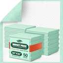 Disposable Bed Pads 30X36, 50 Count Extra Large Underpads for Incontinence Disposable Pads for Adult, Bedwetting Kids or Puppy Pads (90 Grams, Holds 1500ml)