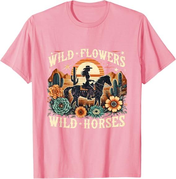 Wild Horses T-Shirt (Small, Black)