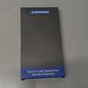 USB C Headphones with Microphone Wired USB C Earphones for Sports and Running Type C Earbuds Hooks Volume Control, Compatible with iPhone 16/ 15, Samsung, Google and Other Type C Smart Phone, Red