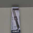 Conair Instant Heat Curling Iron Brush, 3/4-Inch Barrel Curling Brush for Short Hair, 30-Second Heat-Up with 25 Heat Settings for All Hair Types, Black