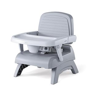 Chicco Bento 3-in-1 Portable Booster Seat for Table, Feeding Seat and Toddler Chair for Babies and Toddlers, for Children up to 50 lbs., Lightweight, Compact Fold | Oyster/Grey