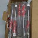 8Pcs Wood Auger Drill Bit Set, High Carbon Steel, 10/12/14/16/18/20/22/25mm, 1/4in Hex Shank, 4-Flute Spiral, Split Point, Suitable for Woodworking & Plastic