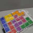 Night Light, DIY Stackable LED 7 Colors Interlocking Induction Novelty Desk Lamp, 3D Puzzle Magic Light Bright Toy for Kids Teens, Gamer Decor Ideal Gift