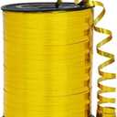 Pack of 2, OMISELIO Gold Ribbon - 500 Yard Shiny Metallic Curling Ribbon for Gift Wrapping, Balloons, Parties & Occasions