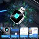 YOUKOYI Wireless Android Auto/Mirror Link Adapter, Not Compatible with iPhone, Instant Wired to Wireless Conversion, Plug & Play, Mini Stable Design