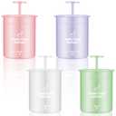 Maitys Set of 4 Face Foam Maker Facial Cleansing Tool Face Wash Deep Cleanser Foamer Convenient Facial Skincare Whip Maker Travel Household Quick Cleansing Tool for Face Wash Skin Care