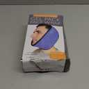 LotFancy Face Ice Pack Wrap for TMJ, Wisdom Teeth, with 4 Reusable Hot Cold Therapy Gel Packs, Pain Relief for Head, Oral and Facial Surgery, Dental Implants, Blue (Blue(one Size Fits Most))