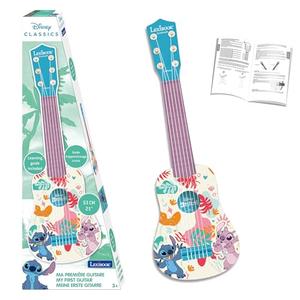 Lexibook, Disney Stitch, My First Guitar for Children, 6 Nylon Strings, 53 cm / 21'', Guide Included, Blue, K200D