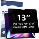Privacy Screen Protector Compatible with iPad Pro 13 Inch M4/M5 [2024/2025 7/8th Gen], Anti Glare Blue Light Spy Filter Private, High Sensitive Bubble-Free Easy Install Black Security Screen Shield
