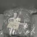 Springtree Home 100% Cotton Bath Towel Set 6 Piece Set | Super Soft & Absorbent Quick-Dry 2 Bath Towels 2 Hand Towels & 2 Washcloths |Textured and Durable Cotton | Krista Collection (Ultimate Grey)