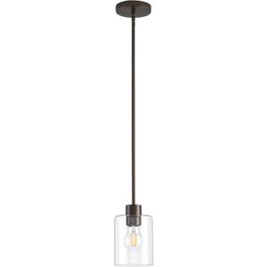 KLSS Oil Rubbed Bronze Pendant Lights Kitchen Island - Clear Glass Pendant Light Fixture Multiple Stems Rods 3 Units 12 Inch 3 Units 4 Inch (1 Pack Oil Rubbed Bronze Down rod)