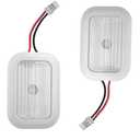 W10843353 W10695459 Refrigerator LED Light Module Assembly (2PCS) Fits for Whirlpool Maytag Replaces W11126053, W10660728, W10279030, W11205083