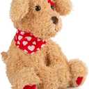 Valentine's Stuffed Animal, 11 Inch Dog, Ideal for Gifts for Friend (Puppy - one Pack)