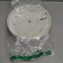 DOITOOL 1pc Rotating Storage Tray Jewelry Tray Snack Practical Sundries Organizer Decorative Bowl To Rotate (28X28CM, White)