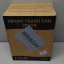 2 Pack 2.7 Gal Bathroom Garbage Can with Lid, Automatic Garbage  Can Small Smart Garbage Can Touchless, Slim Motion Sensor Waterproof Plastic Garbage Bins for Bedroom Office Kitchen Toilet (White)