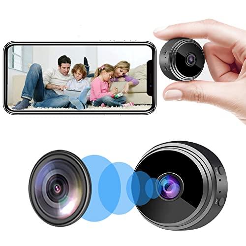 Small Camera for Spying WiF Hidden Camera Mini Spy Camera Home Security House Video Recording Remote View Phone App Control