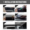 G-PLUS TPE Dash Cover Dashboard Panel Compatible with Toyota Camry 2007 2008 2009 2010 2011 Gray