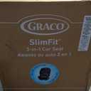 Graco Slimfit 3-in-1 Convertible Car Seat, Ultra-Space-Saving Design, Silas, Suitable for Rear and Forward-Facing, Highback Booster Seat with 10-Position Headrest, MFD 04/2026