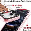 Bouvardia for iPhone 17 Pro Case, Cute Girly Design for Women, Shockproof & Aesthetic, Capybaras