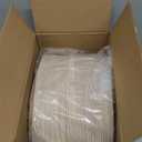 Vplus 100% Compostable Oval Paper Plates 10 inch 125 Pack Super Strong Disposable Paper Plates Bagasse Natural Biodegradable Eco-Friendly Sugarcane for BBQ, Party, Gathering, and Picnic