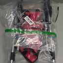 The New York Doll Collection My First Doll Stroller with Basket & Heart Design Foldable Doll Stroller, Pink