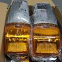 Partsam 31LED Amber Cab Marker Light Waterproof Top Roof Running Cab Lights Compatible with Peterbilt/Kenworth/Freightliner//Western Star/Mack/International/Paccar Trailer Trucks