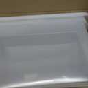 IRIS USA File Box, Plastic File Boxes With Lids, Document Organizer for Letter/Legal File, Document Box, Storage Bin For Hanging Files, Secure Latching Lid Stackable BPA-Free, Clear 35 Qt. 1 Pack