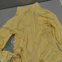 Lviefent Womens Lightweight Full Zip Running Track Jacket Workout Slim Fit Yoga Sportwear with Thumb Holes (Yellow, S)