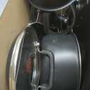 T-Fal Signature Nonstick Pots and Pans Set 12 Piece, Oven Broiler Safe 350F, Kitchen Cookware Set w/Fry Pans, Saucepans, Saute Pan, Dutch Oven, Griddle, Kitchen, Home, Dishwasher Safe, Black