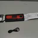 Instant Read Meat Thermometer, GrillBliss Digital Meat Thermometer with 0.5 Accuracy and 0.5S Fast Reading, Food Thermometer with VA LCD Display, Cooking Thermometer for Candy, Grill, BBQ, Brewing