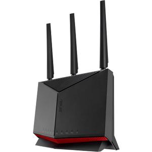 ASUS RT-BE86U BE6800 Dual-Band WiFi 7 Router, Supports 4096-QAM, MLO, AI WAN Detection, AiMesh, Subscription-Free Network Security, and Comprehensive VPN Features, Guest Network Pro, Gaming