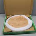 Toilet Seat, Oak Wood, Solid Wood, High Gloss Finish, PIKLiDS (Round)