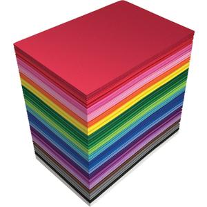 Better Office Products 100 Pack EVA Foam Sheets, 5.5 x 8.5 Inch, Assorted Colors (20 Colors), 2mm Thick, for Arts and Crafts, 100 Sheets