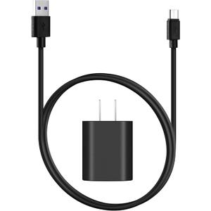 USB Wall Adapter Charging Cord Compatible with Streamlight,Cinlinso,Hoxida,WUBEN,AlpsWolf,BERCOL,NEBO,Lylting,Anker LC40 LC90 Rechargeable LED Flashlight Charger Cable