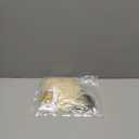 karlery Adult Men 70s 80s Rocker Mullet Long Wave Beige Blonde Dark Root Mutsache Wig with 6 Earrings and Golden Necklace Halloween Costume Cosplay Wig