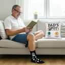 Birthday Gifts for Dad Father in Law Husband, Funny Pillow Cover and Socks for Dad, Best Dad Ever Gifts from Son Daughter Wife, Christmas Thanksgiving Retirement Gag Gift for Dad
